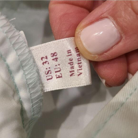 Original Penguin Light Green Men's Flat Front Shorts - Picture 7 of 7